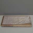 Charmlife 1 pcs 15.7" x 7" Large Solid Acacia Wood Serving Tray Rectangular Wooden Serving Platter Natural Wooden Board for Bar Coffee Party