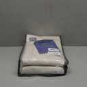 100% Blackout Shield Linen Blackout Curtains for Bedroom 108 Inches Long, Back Tab/Rod Pocket Living Room Drapes, Thermal Insulated Blackout Curtains 2 Panels Set, 50" W x 108" L,Cream