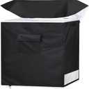 Chest Freezer Cover Deep Freezer Covers for Outside 7.0 Cubic Feet FreezerTop with Zipper to Open Waterproof and UV protection Extend their Service Life (38"W23"D34"H)