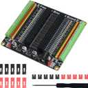 Freenove Universal Breakout Board Compatible with Arduino Nano Micro Raspberry Pi Pico 1 2 W ESP32 ESP8266, Terminal Block Shield HAT with Pin Header, GPIO Status LED, 5 V 3.3 V