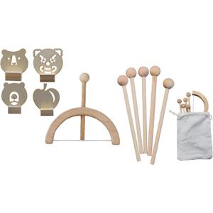 Bow and Arrow for Kids, Wooden Kids Bow and Arrow Set Safe for Ages 3+, Indoor and Outdoor Archery Bow Gift Toys for Children, Boys & Girls, Includes 5 Arrows, 4 Targets, 1 Cotton Quiver