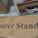 GUOHONG Poster Stand for Display Pedestal Sign Stand,Adjustable Floor Standing Sign Holder,Heavy Duty Banner Stand with Base Height Up to 75 inch Double-Sided for Board & Foam Sign (75in)