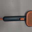 Aumuca Skin Friendly Self-Cleaning Slicker Brush for Dogs & Cats, Gentle Pet Grooming Tool for Shedding & Deshedding, Efficient Hair Remover for Long & Short Haired Pets
