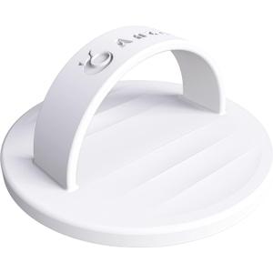 Anteel Magnetic Cellphone Grip Holder, Liquid Silicone Comfy and Portable, Removable Finger Loop Ring Holder for iPhone, Magnetic Loop for Magsafe Phone Case, Patent Pending (White)