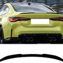 2021-2026 Glossy Black Trunk Spoiler Wing Compatible with BMW 4 Series 2 Door Coupe G22 G82 430i M440i xDrive 2022 2023 2024 2025