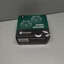 YHTAUTO 5x4.5 to 5x4.75 Wheel Adapters 1 Inch Compatible with Ford Explorer, Jeep, Dodge, Lincoln, Tire Spacers w/1/2-20 & 12.9 Grade Studs, 73.1mm Center Bore 5 Lug 2PCS Black