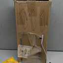 BAYKA White Floating Shelves for Wall  Rustic Wood Wall Shelves with Metal Brackets for Bathroom, Bedroom, Kitchen, or Living Room Decor Organization  Set of 3, Sturdy Storage with 22lb Capacity (15.7inches, C. White - Modern Minimalist Style)