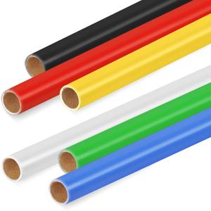 Skyygemm 6 Rolls Bulletin Board Paper Fade Resistant Colored Bulletin Board Paper Roll Bulk for Art Decor Drawing Craft Painting(4 x 12 ft,Rainbow)