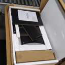 ChooChoo LED Nightstand with Charging Station,Smart Night Stand with Sliding Top Storage, 2-Drawers High Gloss Bedside Table, Modern End Table for Bedroom,Black (1 Pack)