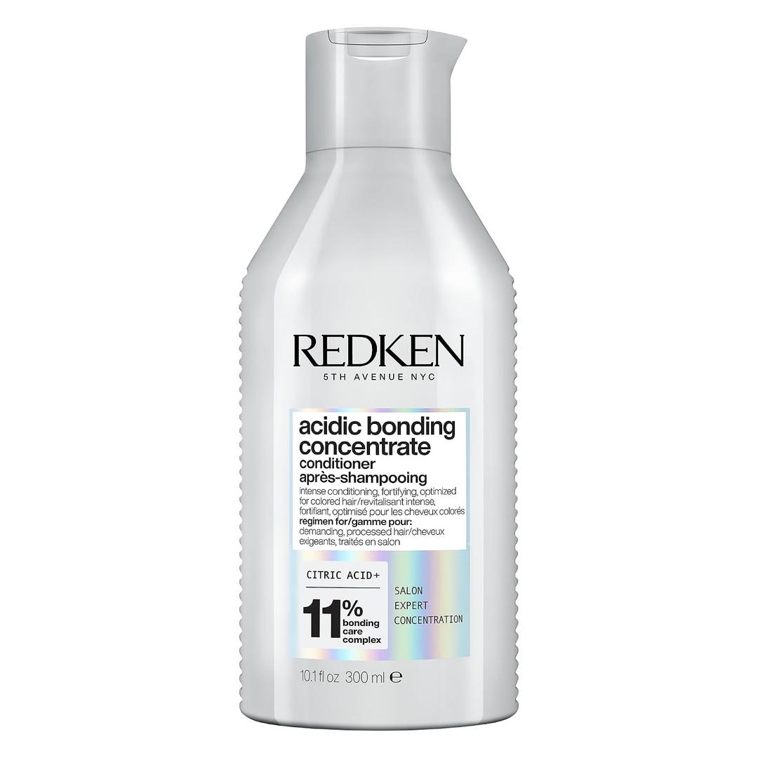 Redken Acidic Bonding Concentrate Conditioner For Damaged Hair Repair - Strengthens and Repairs Weak and Brittle Hair, Sulfate-Free, With Citric Acid