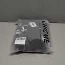 CHICME Women's Three Piece Outfits Striped Tape Patch Tank Tops Bomber Jacket with Sporty Pants Tracksuit Lounge Sets (Black) S