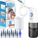 Ear Wax Removal, Ear Cleaner, Ear Wax Removal Kit, FSA Eligible Items Only List, Manual Ear Irrigation Flushing System, Safe and Effective to Clean Ear Built Up WaxBlack