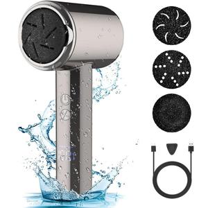 Electric Foot Callus Remover (with Dander Vacuum) Rechargeable Electric Callus Remover For Feet,Electric Pedicure Electric Foot File Kit,Professional Pedi Feet Care Tool For Dead,Hard Cracked Dry Skin