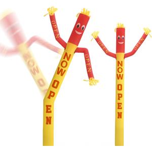 20ft Now Open Air Tube Dancer Inflatable Waving Tube Man - Eye-Catching Replacement Wacky Waving Dancing Guy Perfect for Any Events, Dancer ONLY - Excludes Air Blower