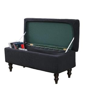 FUANGUI Ottoman Cover Stretch Storage Ottoman Bench Slipcover Printed Folding Storage Bench Ottoman Cover Footrest Stool Slipcover Footstool Protector Cover with Elastic Bottom