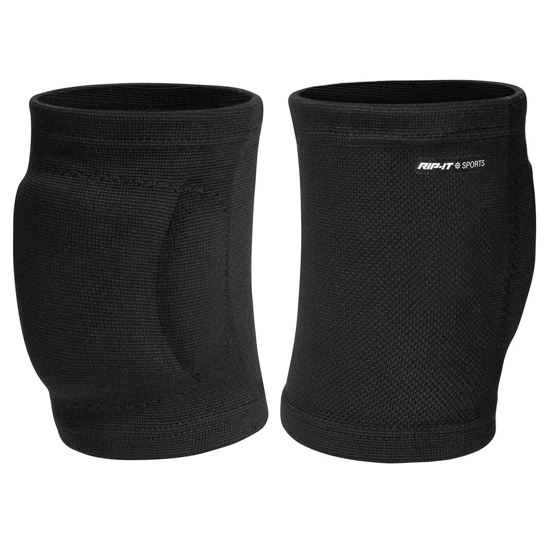 RIP-IT | Perfect Fit Volleyball Knee Pads | Black Small | Lightweight Womens Sport Equipment