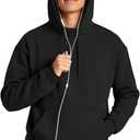 Ainangua Mens Oversized Pullover Essentials Hoodie with Eye Mask Built In Comfor Airplane Mode Travel Sleep Wearable Blanket (Small, Black)
