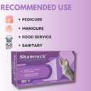 Shamrock Latex Industrial Gloves, 6 Mil, Powder-Free, Fully Textured, Disposable, Non-Medical, Multi-Purpose Use, Pack of 100, Small 