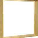 48x48 Frame for Canvas Painting, DIY Metal Canvas Floater Frame with 1.5 Deep for Oil Paintings Art Prints Artwork Landscape Portrait Living Room Wall Decor (Gold)