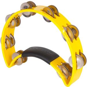 Rhythm Tech Tambourine, Yellow, inch (RT1050)