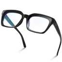 IBOANN Oversized Blue Light Glasses for Woman, Funky Fashion Glasses With Preppy Look, Eye Strain Computer Glasses