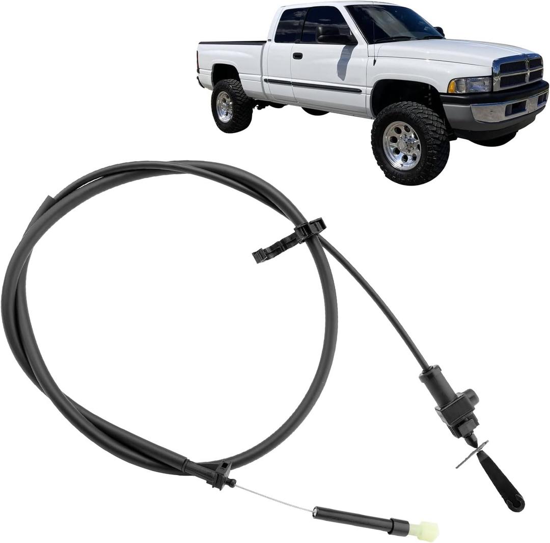 Throttle Valve Cable Transmission Kickdown Cable Compatible with 1994-1998 Dodge Ram 1500 2500 3500, 1994-1997 Dodge Dakota, 1994-1996 Jeep Cherokee 1994-1997 Jeep Grand Cheroke Replace# 52079204