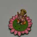 Hindu God Ganesha Idol Statue - 3.8"L Ganesh Incense Burner/Holder India Ganapati Pooja Item Home Office Temple Mandir Shrine Altar Diwali Puja Decor Ideal Gifts for Indian Friend Relative