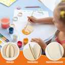 2 x COCHIE DIY 3D Pumpkin Fall Wood Crafts to Paint for Kids Adults, Paintable Unfinished Wooden Slices for Craft, Autumn Pumpkins Cutouts Ornaments for Painting Decorations (24 PCS)