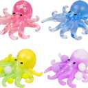 Taba Squishy Pack – 4PCS Cute Octopus Squishies, Stress Relief Sensory Toys for Kids and Adults, Fidget Toy Gift Set