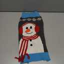 UETZLTB Dog Christmas Sweater Ugly Snowman Pet Sweaters Clothes Holiday Xmas Puppy Outfit Present for Small Medium Large Dogs Cats Boys Girls Turtleneck Knit Soft Warm Doggy Apparel (Grey Snowman,L)