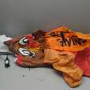 Thanksgiving Turkey Inflatables, Extra Large Blow Up Thanksgiving Turkey Wearing Pumpkins, Pre-lit Happy Thanks Giving Outdoor Inflatable Decorations