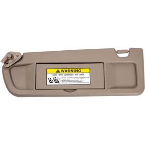 Left Driver Side Sun Visor Sunvisor Compatible with 2006 2007 2008 2009 2010 2011 06 07 08 09 10 11 Civic Replaces# 83280-SNA-A01ZE, Warm Gray