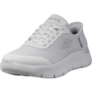 Skechers Women's Go Walk Flex Hands Free Slip-Ins - Grand Entry Sneaker, White, 8.5