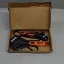 Toolwiz Rubber Strap Wrench Set, 2pcs for Pipes Below 6'' 150mm and 4'' 100mm Universal Adjustable Rubber Belt for Pipe Plumbers, Oil Filter, Jar Opener for Weak Hands (Orange)