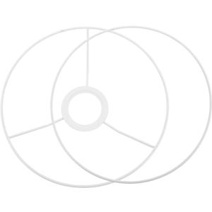 MERRYHAPY 2pairs Vintage Lamp Shade Frame Socket Compatible for Creating Table Floor and Pendant Lights and Elegant Design for Use