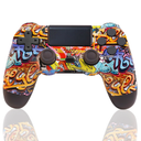 Wireless Controller for P4, Remote Control Compatible with P4/P4 Slim/P4 Pro/PC (Graffiti)