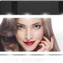 Led Sun Visor Vanity Mirror, Upgraded Large Car Mirrors with Lights, Dimmable Light up Vanity Makeup Mirror for Car,Rechargeable Universal Rear View Visor Mirrors