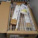 Ulif H2 Heavy-Duty Portable Closets, 4-Tier Freestanding Garment Rack Suit for Small Space and Corner, Closet Organizer System Portable Closet Wardrobe, Max Load 500 LBS, White