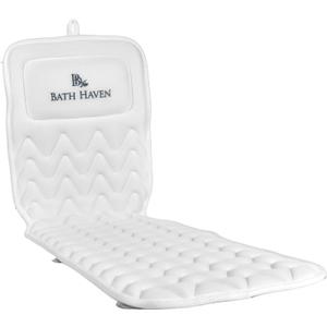 Bath Pillow for Tub, Full Body Bathtub Pillow and Mat for Head, Neck and Back Support, Relaxing Spa Cushion Head Rest and Mat for Tub Jacuzzi, Luxury Bathtub Accessories for Women and Men Quick Drying