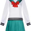 IMDAET Anime Cosplay Costume for Saiki K Cosplay Costume Full Set，Girls and Women Anime Uniform Halloween Outfit, 2XL
