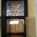 Hockey Puck Display Case, Pucks Display Cases with Wooden Base, Acrylic Clear Box - Hockey Memorabilia Storage Holder, for Enthusiasts & Collectors & Fans (1 Pack, Square)