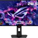 ASUS ROG Strix 27” OLED Gaming Monitor (XG27AQDMGR) - 27-inch (26.5-inch viewable) 1440p TrueBlack Glossy, 240 Hz, Neo Proximity Sensor, OLED Care Pro, ELMB, DisplayWidget Center