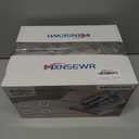 Mattress Vacuum Cleaner, Ultrasonic Bed Vacuum Cleaner with 18Kpa Strong Suction, 150F Heat & 253.7nm UV-C Light, Intelligent Dual Cup, One-Click Dust Removal for Bed, Sofa, Pet Hair, White