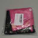 2 Pack Leotard for Girls Gymnastics Sparkly Tumbling Unitards with Shorts Sleeveless One Piece Biketards (5-6 Years, 2pcs Hot Pink & Black)