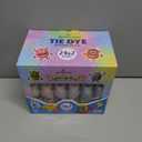 12 Colors Tie Dye Kit, Tie Dye Set for Kids, Pre-Filled Tye Dye Bottles, Non Toxic Permanent Fabric Dye Art Set, Easy DIY Fabric Art - Create Fun