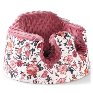 Seat Cover Compatible with Bumbo and Nuby Seat,Booster Seats Accessories,Soft Breathable Cover for Baby Girl Boy,Cover Only (Flower)