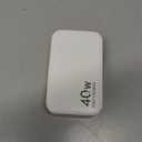 4-in-1 Retractable Gan Wall Charger Plug for iPhone 17 USB C, Travel Essentials Brick Multiport, 3ft Lightening+ Type C Cables, 40W Fast Charging Foldable Block for iPhone 17 Pro/16/15/14/13,iPad, Galaxy