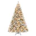 8 Feet Artificial Xmas Tree 3-Minute Quick Shape