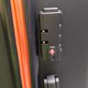 28 inch Luggage Hardside and Lightweight Suitcase with Spinner Wheels TSA Lock for Travel Business,Orange With Black
