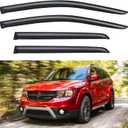 Window Visors Rain Guards Shield for 2009-2020 Dodge Journey, Window Vent Wind Deflectors Visors Shades for 09-20 Dodge Journey